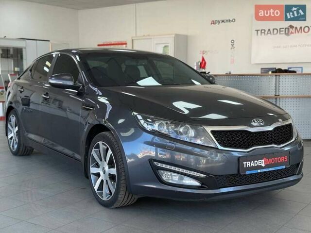Серый Киа Оптима, объемом двигателя 2 л и пробегом 145 тыс. км за 10490 $, фото 1 на Automoto.ua