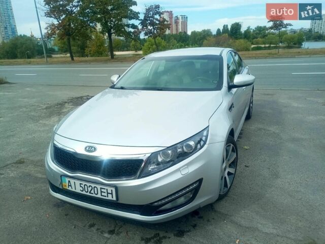 Серый Киа Оптима, объемом двигателя 2 л и пробегом 175 тыс. км за 9500 $, фото 1 на Automoto.ua