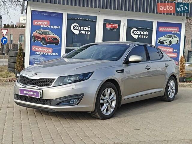 Серый Киа Оптима, объемом двигателя 2 л и пробегом 179 тыс. км за 11700 $, фото 1 на Automoto.ua