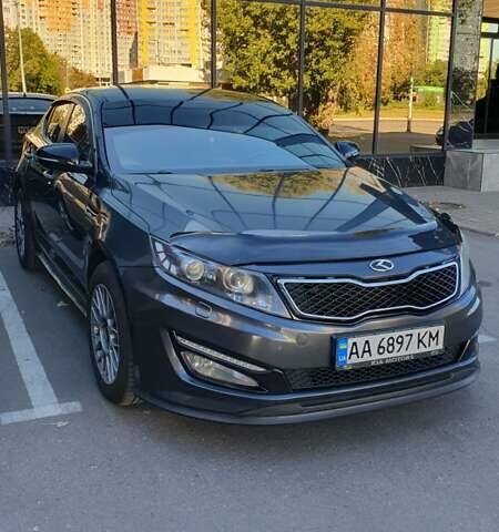 Серый Киа Оптима, объемом двигателя 2 л и пробегом 210 тыс. км за 12700 $, фото 1 на Automoto.ua
