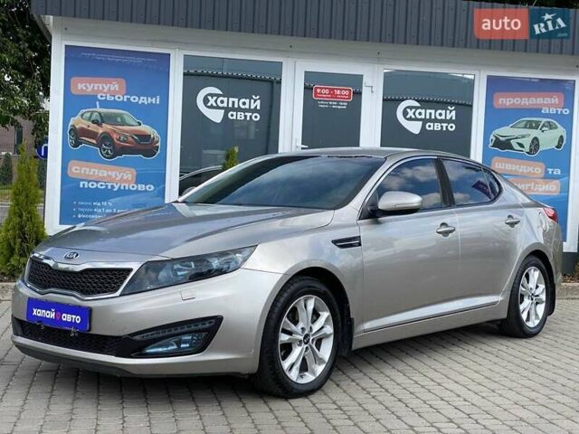 Серый Киа Оптима, объемом двигателя 2 л и пробегом 197 тыс. км за 10500 $, фото 1 на Automoto.ua