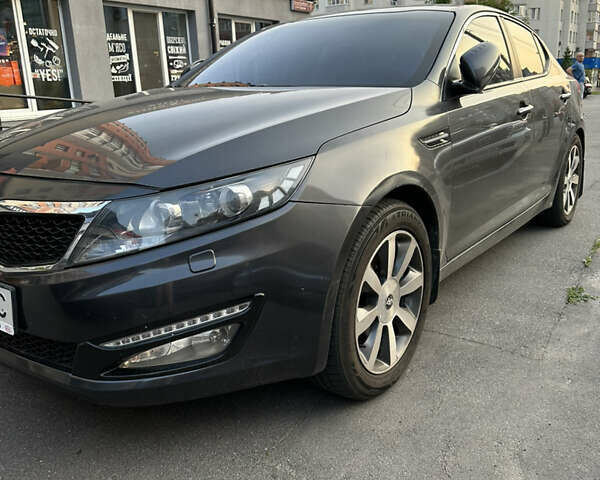 Серый Киа Оптима, объемом двигателя 2.01 л и пробегом 104 тыс. км за 11100 $, фото 1 на Automoto.ua
