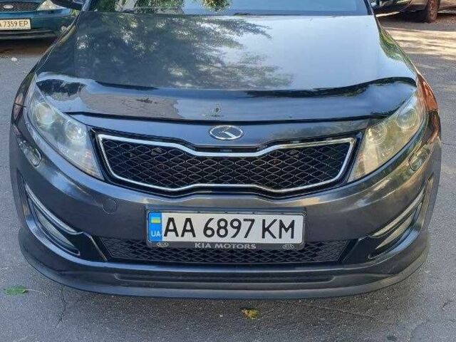 Сірий Кіа Оптіма, об'ємом двигуна 2 л та пробігом 215 тис. км за 9400 $, фото 1 на Automoto.ua
