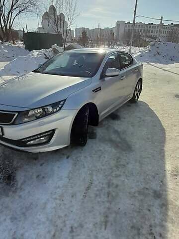 Серый Киа Оптима, объемом двигателя 2 л и пробегом 180 тыс. км за 12500 $, фото 1 на Automoto.ua