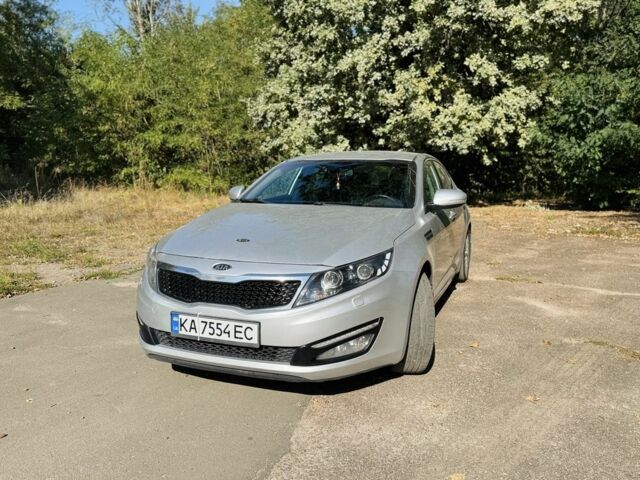 Серый Киа Оптима, объемом двигателя 2 л и пробегом 127 тыс. км за 9300 $, фото 1 на Automoto.ua