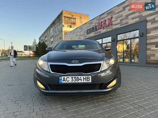 Серый Киа Оптима, объемом двигателя 2.36 л и пробегом 148 тыс. км за 8800 $, фото 1 на Automoto.ua