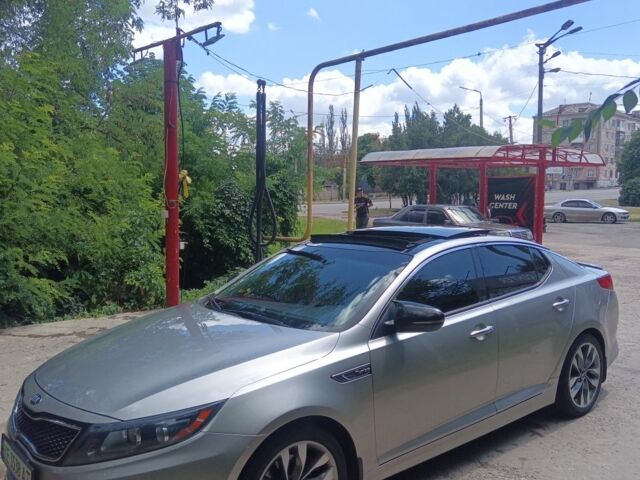Серый Киа Оптима, объемом двигателя 2 л и пробегом 156 тыс. км за 10500 $, фото 1 на Automoto.ua