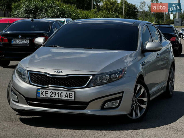 Серый Киа Оптима, объемом двигателя 2 л и пробегом 140 тыс. км за 11500 $, фото 1 на Automoto.ua