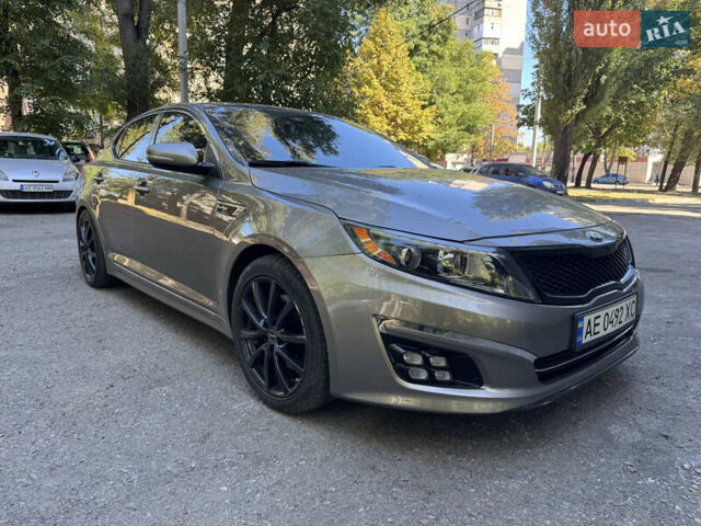 Серый Киа Оптима, объемом двигателя 2 л и пробегом 153 тыс. км за 12800 $, фото 1 на Automoto.ua