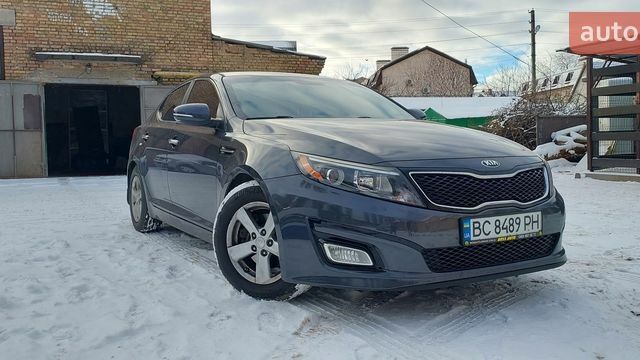 Серый Киа Оптима, объемом двигателя 2.4 л и пробегом 113 тыс. км за 8000 $, фото 1 на Automoto.ua