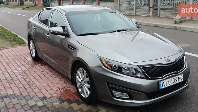 Серый Киа Оптима, объемом двигателя 2.36 л и пробегом 101 тыс. км за 9000 $, фото 1 на Automoto.ua