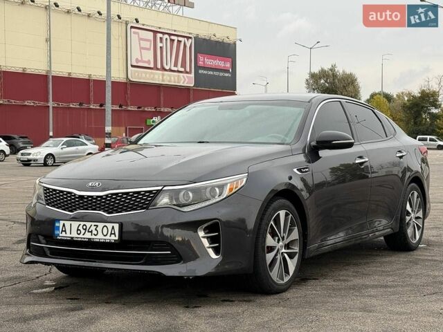 Серый Киа Оптима, объемом двигателя 2 л и пробегом 180 тыс. км за 9500 $, фото 1 на Automoto.ua