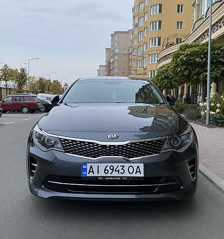 Серый Киа Оптима, объемом двигателя 2 л и пробегом 130 тыс. км за 13999 $, фото 1 на Automoto.ua