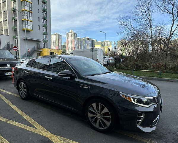 Сірий Кіа Оптіма, об'ємом двигуна 2 л та пробігом 142 тис. км за 10800 $, фото 1 на Automoto.ua