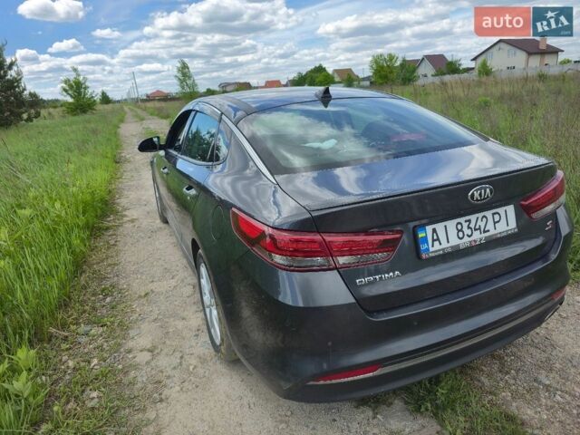 Серый Киа Оптима, объемом двигателя 2.36 л и пробегом 160 тыс. км за 10500 $, фото 1 на Automoto.ua
