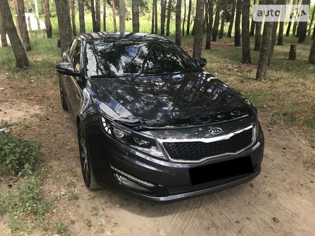 Серый Киа Оптима, объемом двигателя 2 л и пробегом 91 тыс. км за 15300 $, фото 1 на Automoto.ua