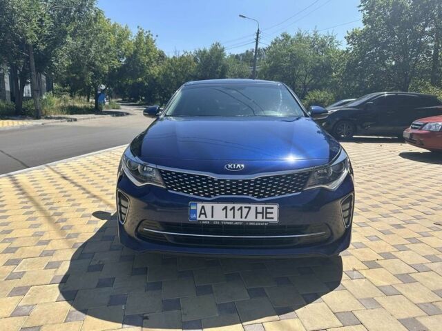 Синий Киа Оптима, объемом двигателя 2.4 л и пробегом 200 тыс. км за 14000 $, фото 1 на Automoto.ua