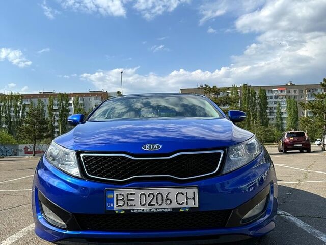 Синій Кіа Оптіма, об'ємом двигуна 2 л та пробігом 260 тис. км за 9800 $, фото 1 на Automoto.ua
