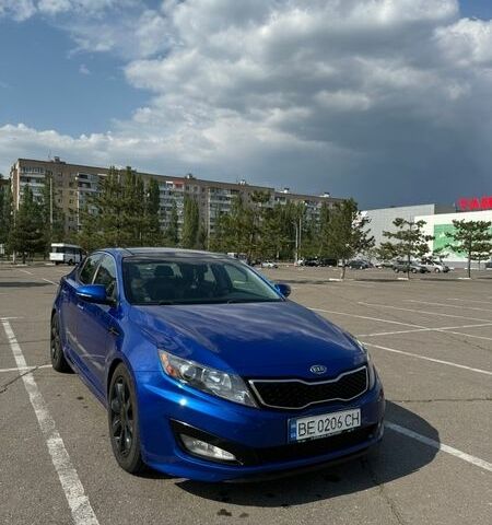 Синий Киа Оптима, объемом двигателя 2 л и пробегом 260 тыс. км за 10150 $, фото 1 на Automoto.ua