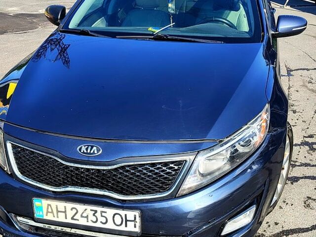 Синий Киа Оптима, объемом двигателя 2.4 л и пробегом 140 тыс. км за 5000 $, фото 1 на Automoto.ua