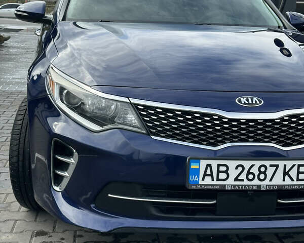 Синий Киа Оптима, объемом двигателя 2.36 л и пробегом 138 тыс. км за 11450 $, фото 1 на Automoto.ua