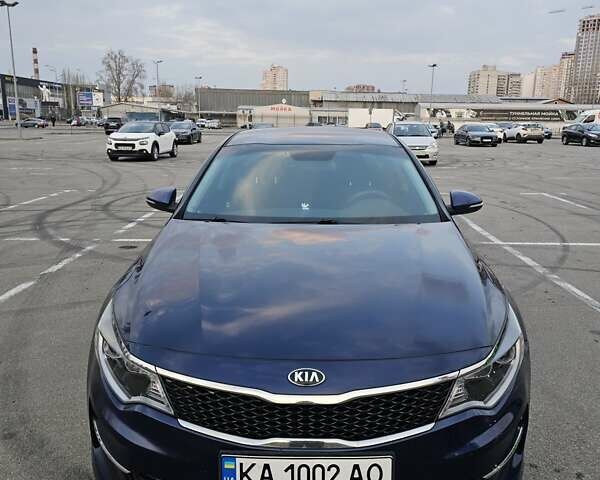 Синий Киа Оптима, объемом двигателя 2.4 л и пробегом 110 тыс. км за 10500 $, фото 1 на Automoto.ua