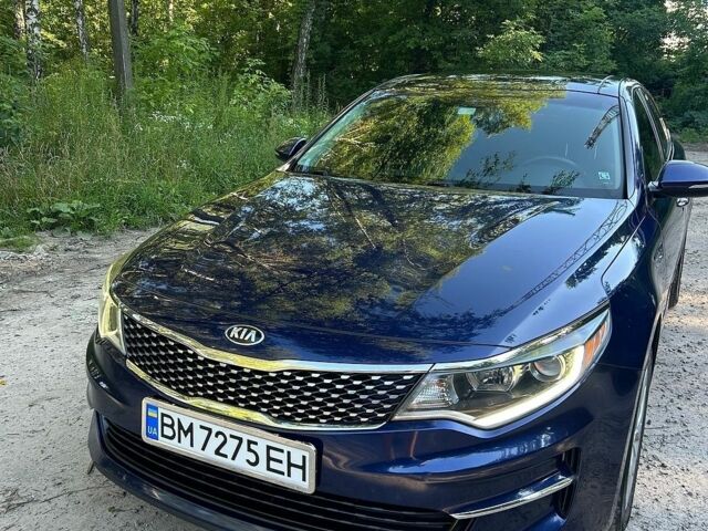 Синий Киа Оптима, объемом двигателя 2.4 л и пробегом 132 тыс. км за 12500 $, фото 1 на Automoto.ua