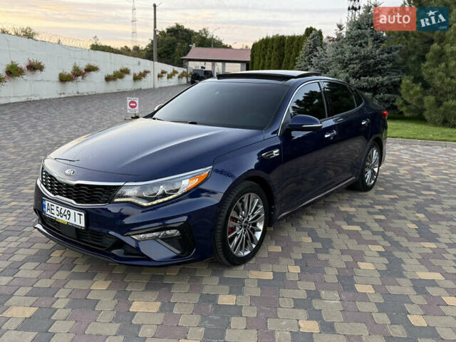 Синий Киа Оптима, объемом двигателя 2 л и пробегом 80 тыс. км за 17500 $, фото 1 на Automoto.ua