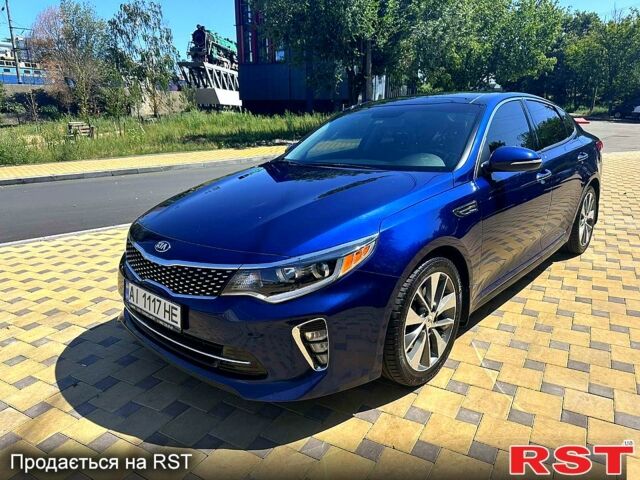 Синий Киа Оптима, объемом двигателя 2.4 л и пробегом 123 тыс. км за 14000 $, фото 1 на Automoto.ua
