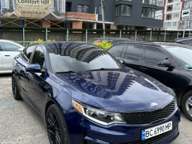 Синий Киа Оптима, объемом двигателя 2.4 л и пробегом 82 тыс. км за 12500 $, фото 1 на Automoto.ua