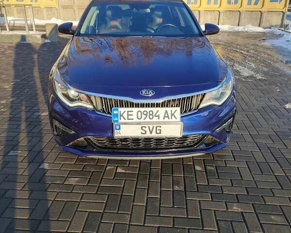Синий Киа Оптима, объемом двигателя 2 л и пробегом 65 тыс. км за 17100 $, фото 1 на Automoto.ua