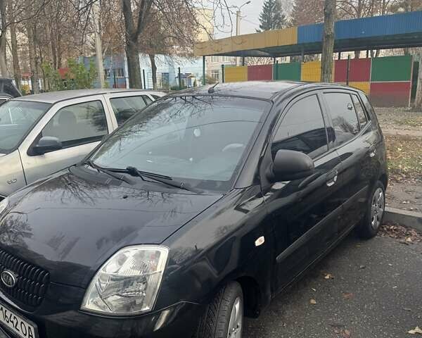Чорний Кіа Піканто, об'ємом двигуна 1.09 л та пробігом 215 тис. км за 3850 $, фото 1 на Automoto.ua