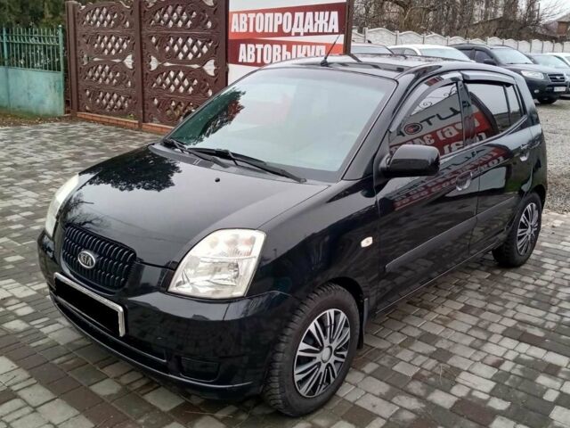 Чорний Кіа Піканто, об'ємом двигуна 10 л та пробігом 126 тис. км за 4800 $, фото 1 на Automoto.ua