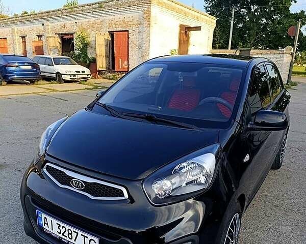 Черный Киа Пиканто, объемом двигателя 1 л и пробегом 96 тыс. км за 7500 $, фото 1 на Automoto.ua