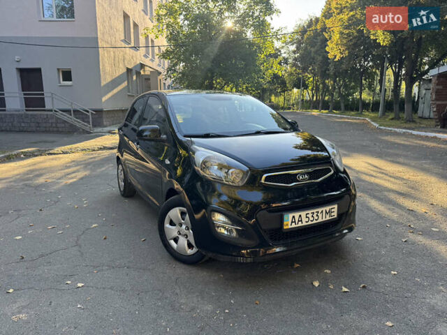 Черный Киа Пиканто, объемом двигателя 1.2 л и пробегом 115 тыс. км за 7300 $, фото 1 на Automoto.ua