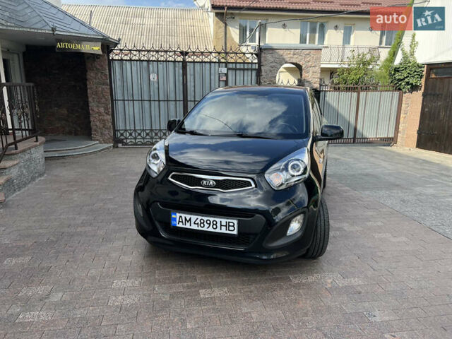 Черный Киа Пиканто, объемом двигателя 1.09 л и пробегом 193 тыс. км за 7500 $, фото 1 на Automoto.ua