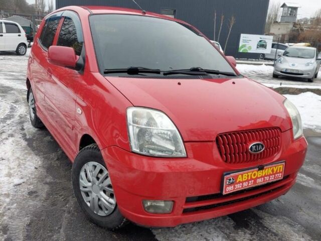 Червоний Кіа Піканто, об'ємом двигуна 1.1 л та пробігом 160 тис. км за 4700 $, фото 1 на Automoto.ua