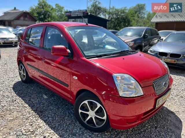 Красный Киа Пиканто, объемом двигателя 1.12 л и пробегом 187 тыс. км за 3599 $, фото 1 на Automoto.ua