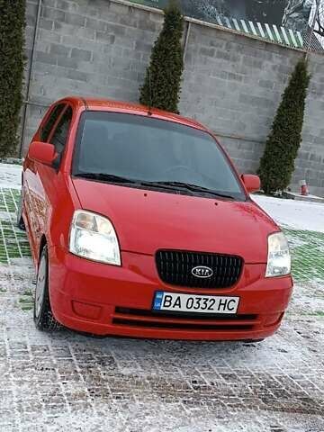 Красный Киа Пиканто, объемом двигателя 1.1 л и пробегом 126 тыс. км за 5100 $, фото 1 на Automoto.ua