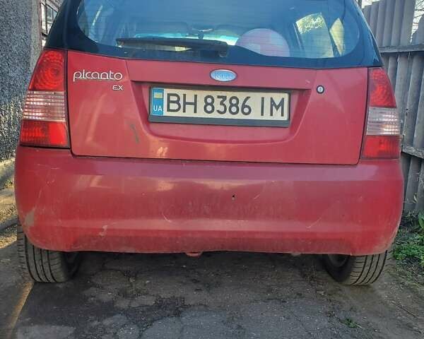 Червоний Кіа Піканто, об'ємом двигуна 1.1 л та пробігом 221 тис. км за 4500 $, фото 1 на Automoto.ua
