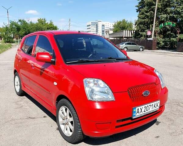 Красный Киа Пиканто, объемом двигателя 1.09 л и пробегом 152 тыс. км за 4300 $, фото 1 на Automoto.ua