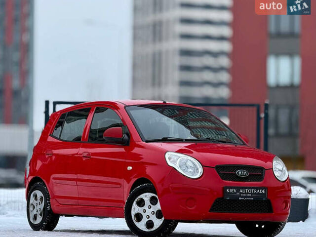 Красный Киа Пиканто, объемом двигателя 1.1 л и пробегом 133 тыс. км за 5950 $, фото 1 на Automoto.ua