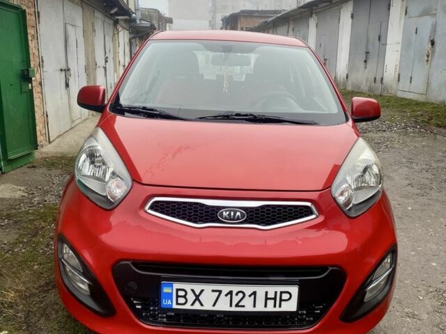 Красный Киа Пиканто, объемом двигателя 1.2 л и пробегом 70 тыс. км за 8100 $, фото 1 на Automoto.ua
