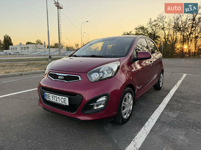 Красный Киа Пиканто, объемом двигателя 1.25 л и пробегом 128 тыс. км за 7699 $, фото 1 на Automoto.ua