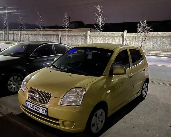 Желтый Киа Пиканто, объемом двигателя 1.1 л и пробегом 117 тыс. км за 4300 $, фото 1 на Automoto.ua