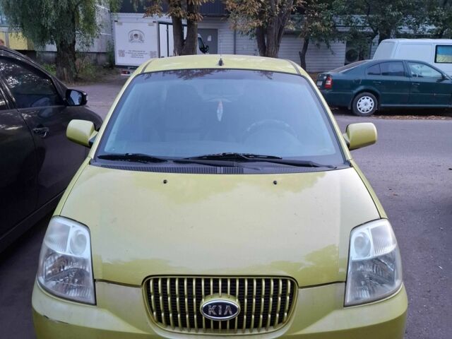 Желтый Киа Пиканто, объемом двигателя 1.1 л и пробегом 134 тыс. км за 4400 $, фото 1 на Automoto.ua