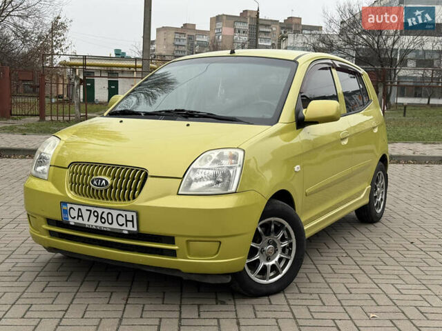 Желтый Киа Пиканто, объемом двигателя 1.1 л и пробегом 134 тыс. км за 5450 $, фото 1 на Automoto.ua