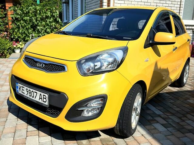 Желтый Киа Пиканто, объемом двигателя 1.2 л и пробегом 133 тыс. км за 6500 $, фото 1 на Automoto.ua