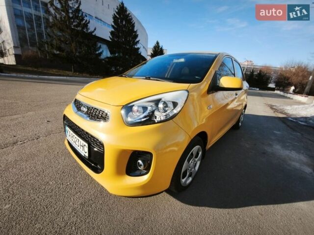 Желтый Киа Пиканто, объемом двигателя 1.25 л и пробегом 27 тыс. км за 9300 $, фото 1 на Automoto.ua