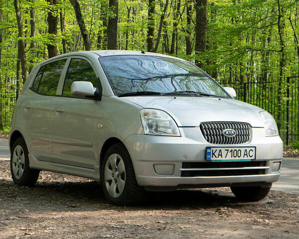 Серый Киа Пиканто, объемом двигателя 1.09 л и пробегом 145 тыс. км за 5100 $, фото 1 на Automoto.ua